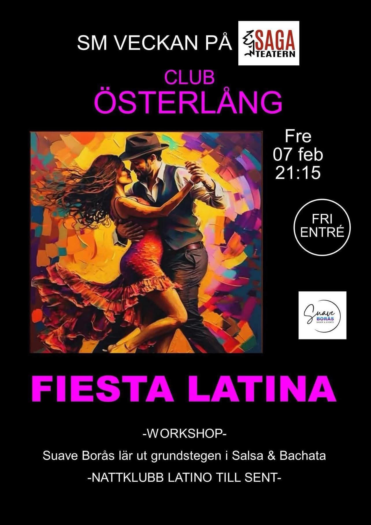 Fiesta latina 7/2 kl. 22 till sent